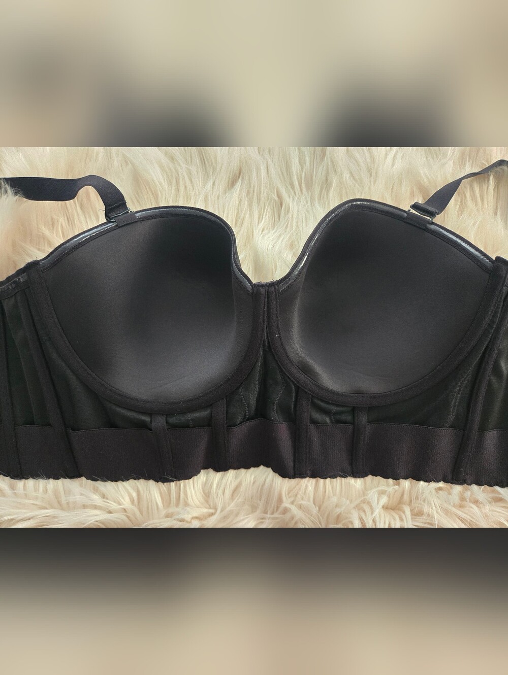SheCurve Black Adjustable Longline Bra - NWT - 36F - Picture 7 of 11